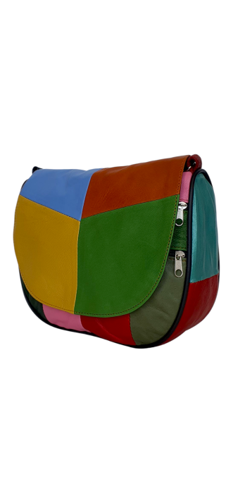 Geanta Dama Piele Naturala Multicolora Adriana G04494 [1]