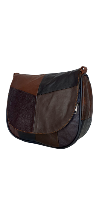 Geanta Dama Piele Naturala Multicolora Adriana G04495 [1]