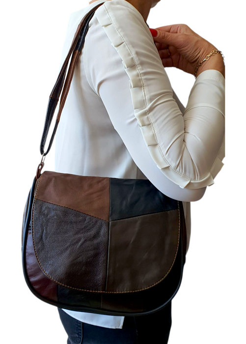 Geanta Dama Piele Naturala Multicolora Adriana G04495 [7]
