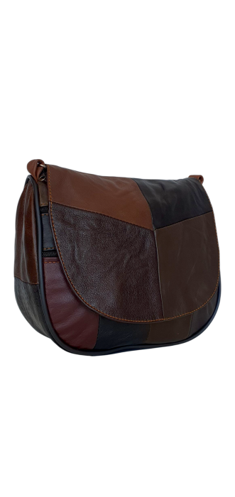 Geanta Dama Piele Naturala Multicolora Adriana G04495 [3]
