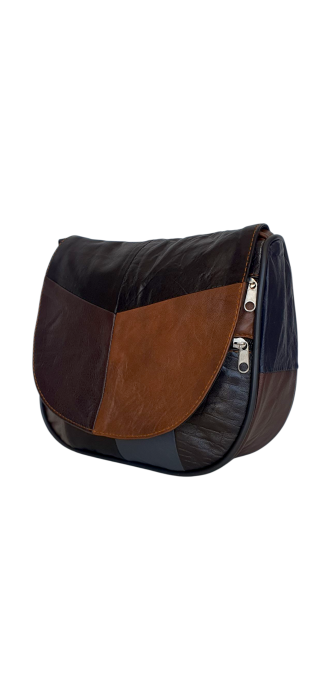 Geanta Dama Piele Naturala Multicolora Adriana G04496 [1]