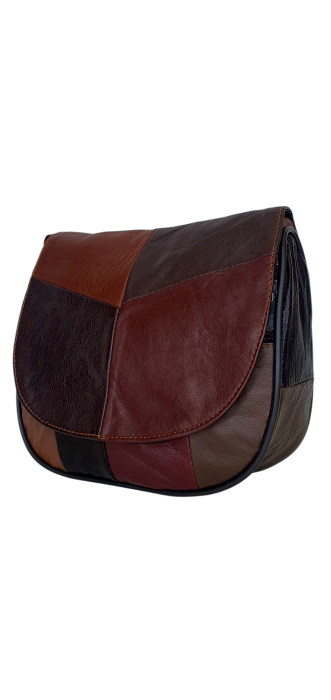 Geanta Dama Piele Naturala Multicolora Adriana G04530 [1]