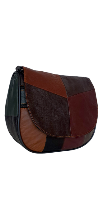Geanta Dama Piele Naturala Multicolora Adriana G04530 [3]