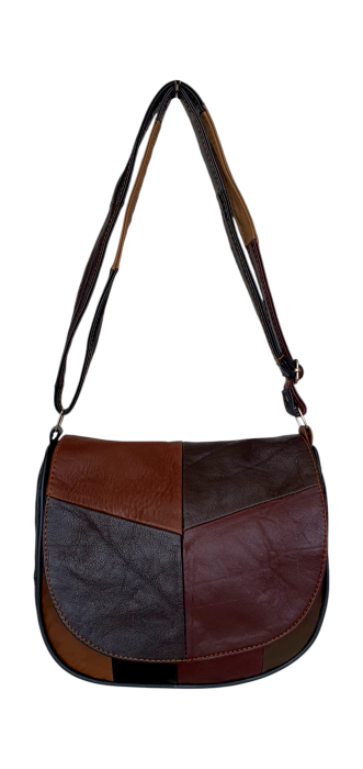 Geanta Dama Piele Naturala Multicolora Adriana G04530 [2]