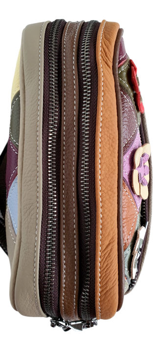 Geanta Dama Piele Naturala Multicolora Bari G04672 [5]