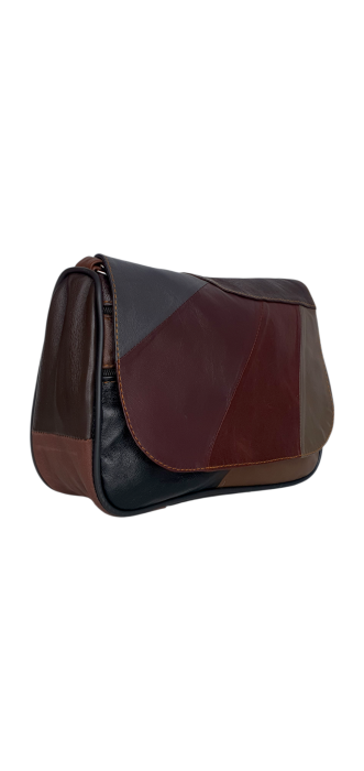 Geanta Dama Piele Naturala Multicolora Caro G04644 [3]