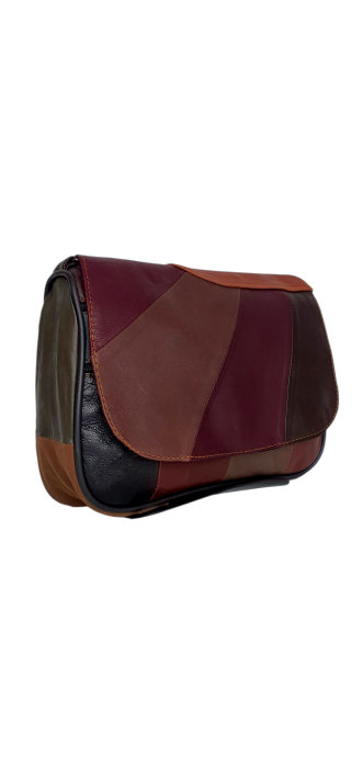 Geanta Dama Piele Naturala Multicolora Caro G04645 [3]