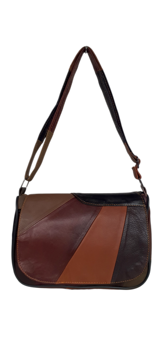 Geanta Dama Piele Naturala Multicolora Caro G04646 [2]