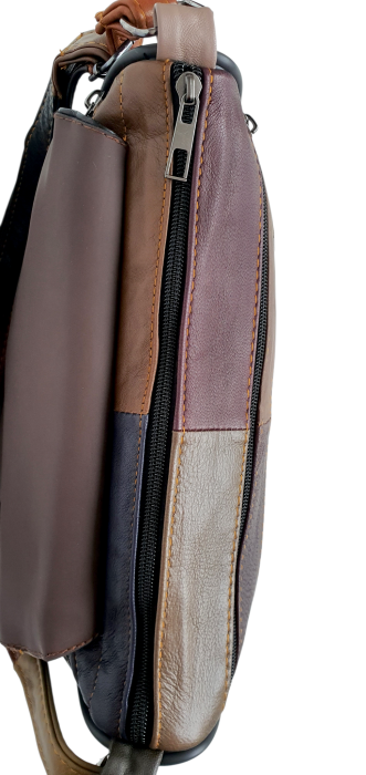 Geanta Dama Piele Naturala Multicolora Caro G04646 [6]