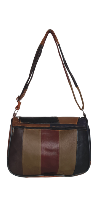 Geanta Dama Piele Naturala Multicolora Caro G04646 [4]