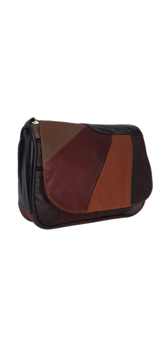 Geanta Dama Piele Naturala Multicolora Caro G04646 [3]