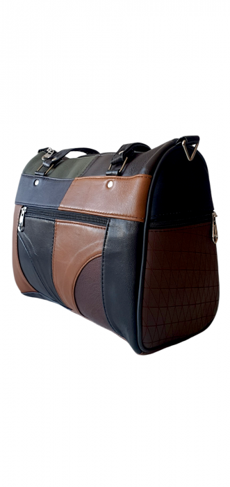 Geanta Dama Piele Naturala Multicolora Dorina G03875 [3]