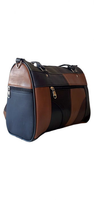 Geanta Dama Piele Naturala Multicolora Dorina G03875 [2]