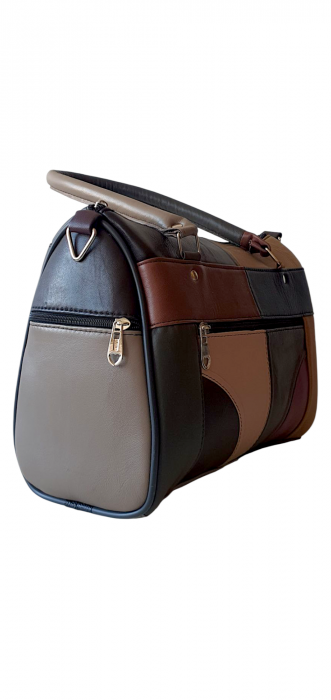 Geanta Dama Piele Naturala Multicolora Dorina G04177 [2]