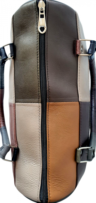 Geanta Dama Piele Naturala Multicolora Dorina G04189 [5]