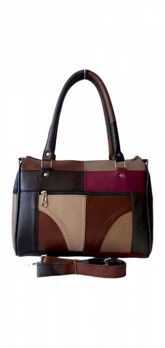 Geanta Dama Piele Naturala Multicolora Dorina G04191 [4]