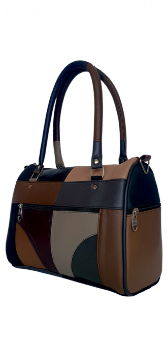 Geanta Dama Piele Naturala Multicolora Dorina G04384 [3]