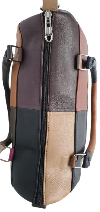 Geanta Dama Piele Naturala Multicolora Dorina G04647 [5]