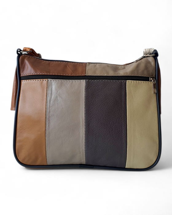 Geanta Dama Piele Naturala Multicolora Eco G04769 [4]