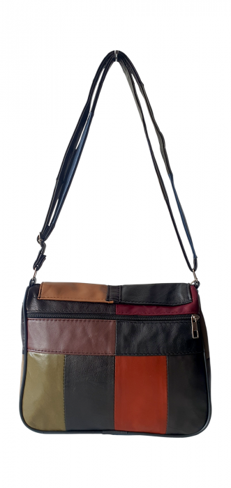 Geanta Dama Piele Naturala Multicolora Emi G04032 [4]