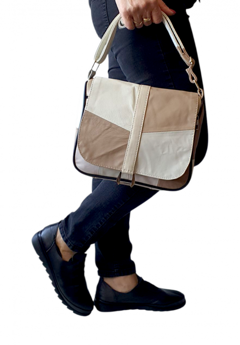 Geanta Dama Piele Naturala Multicolora Emi G04313 [7]