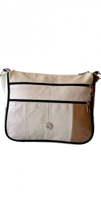 Geanta Dama Piele Naturala Multicolora Emi G04313 [5]
