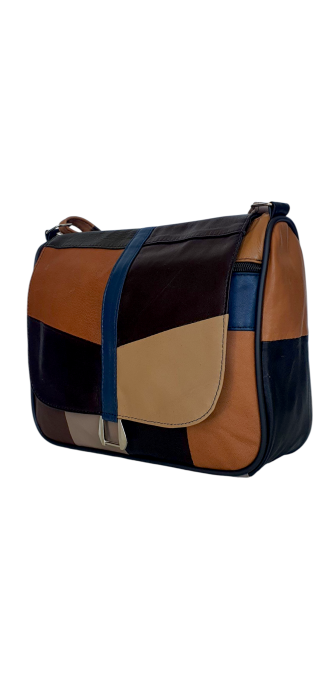 Geanta Dama Piele Naturala Multicolora Emi G04513 [1]