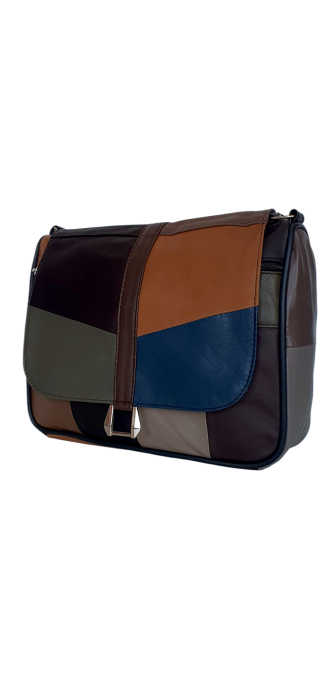 Geanta Dama Piele Naturala Multicolora Emi G04514 [1]