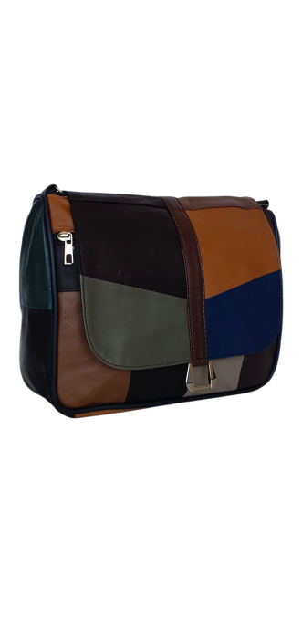 Geanta Dama Piele Naturala Multicolora Emi G04514 [3]