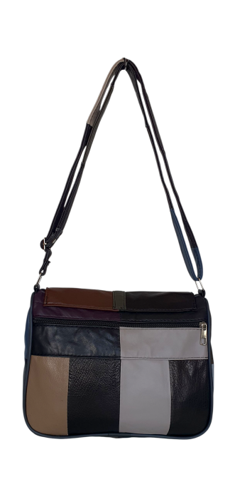 Geanta Dama Piele Naturala Multicolora Emi G04516 [4]