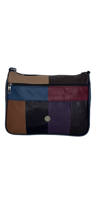 Geanta Dama Piele Naturala Multicolora Emi G04516 [5]