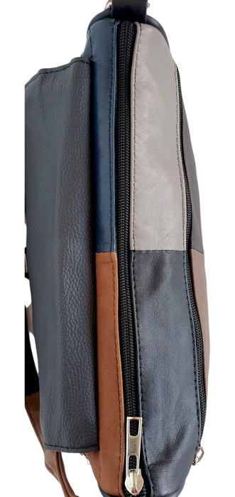 Geanta Dama Piele Naturala Multicolora Emi G04517 [6]
