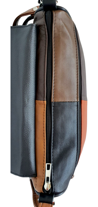 Geanta Dama Piele Naturala Multicolora Emi G04519 [6]