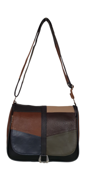 Geanta Dama Piele Naturala Multicolora Emi G04600 [2]