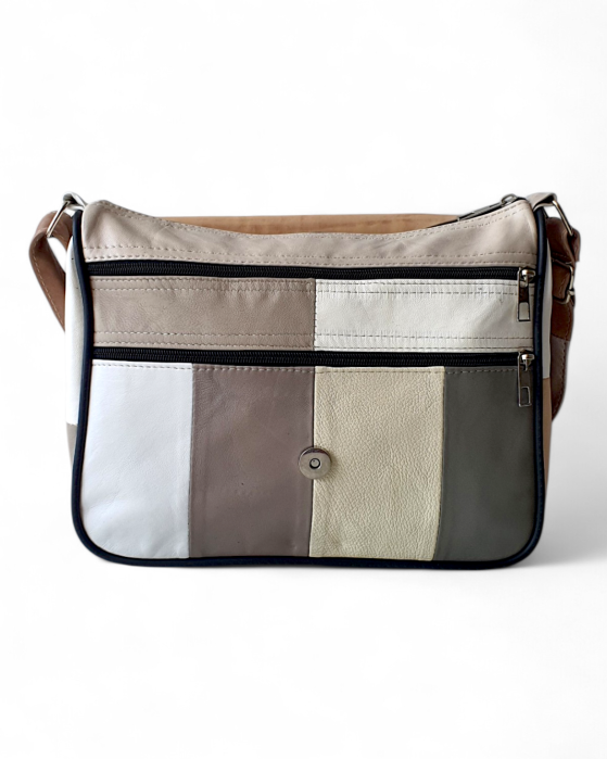 Geanta Dama Piele Naturala Multicolora Emi G04760 [5]