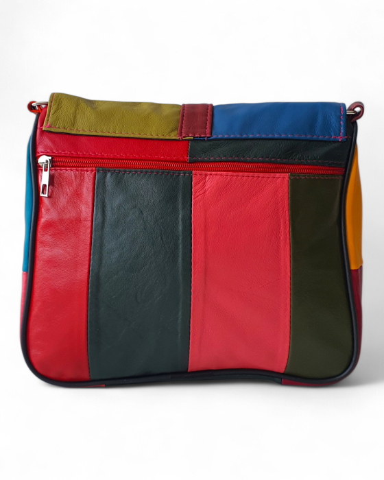 Geanta Dama Piele Naturala Multicolora Emi G04761 [4]