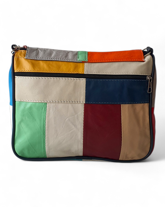 Geanta Dama Piele Naturala Multicolora Emi G04764 [4]