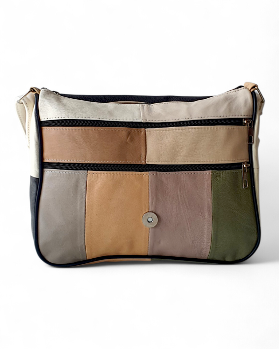 Geanta Dama Piele Naturala Multicolora Emi G04765 [5]