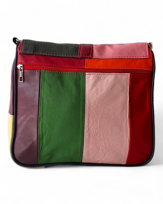 Geanta Dama Piele Naturala Multicolora Emi G04766 [4]