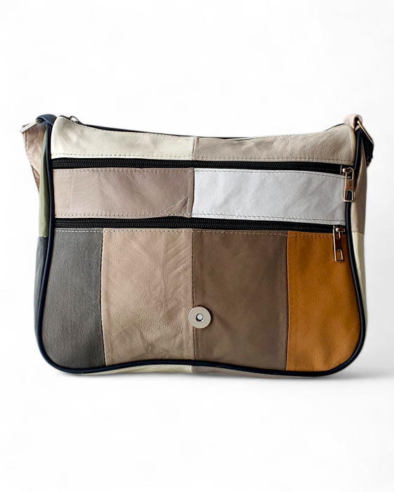 Geanta Dama Piele Naturala Multicolora Emi G04767 [5]