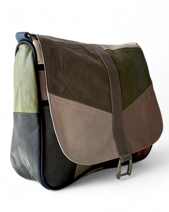 Geanta Dama Piele Naturala Multicolora Emi G04767 [3]
