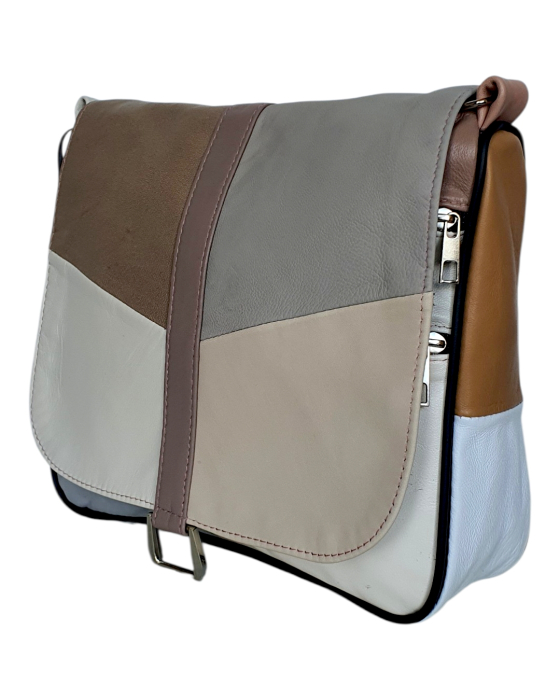 Geanta Dama Piele Naturala Multicolora Emi G04812 [3]