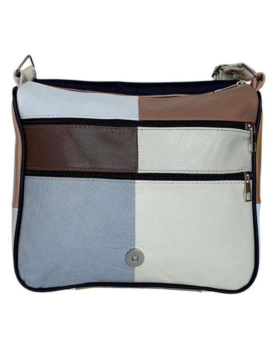 Geanta Dama Piele Naturala Multicolora Emi G04812 [5]