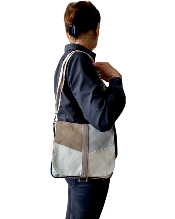 Geanta Dama Piele Naturala Multicolora Emi G04812 [7]
