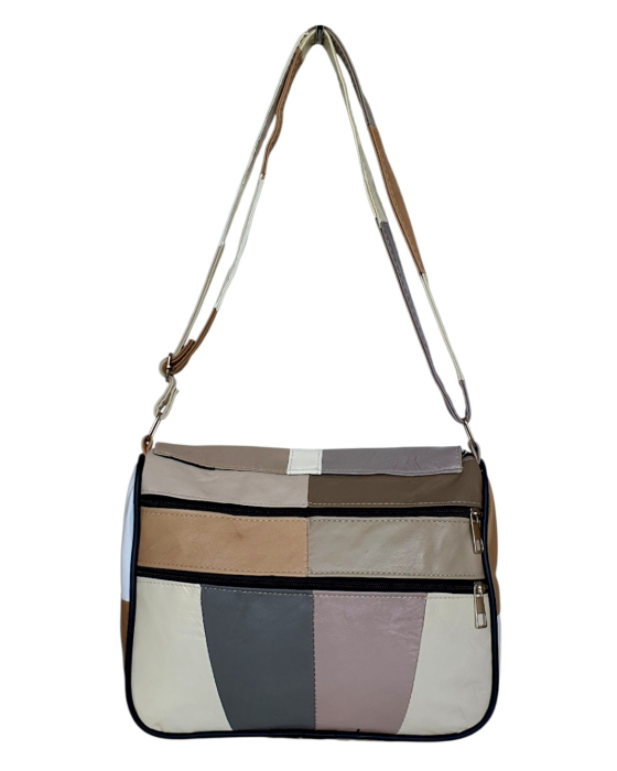 Geanta Dama Piele Naturala Multicolora Emi G04813 [4]