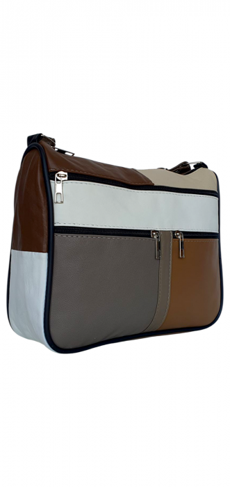 Geanta Dama Piele Naturala Multicolora Ero G04375 [3]