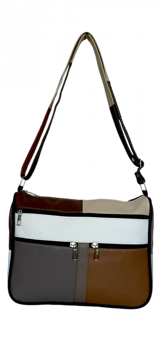 Geanta Dama Piele Naturala Multicolora Ero G04375 [2]