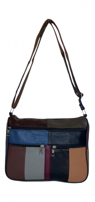 Geanta Dama Piele Naturala Multicolora Ero G04376 [2]