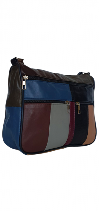 Geanta Dama Piele Naturala Multicolora Ero G04376 [3]
