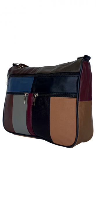Geanta Dama Piele Naturala Multicolora Ero G04376 [1]